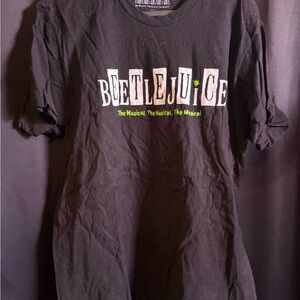 Black Beetlejuice Graphic T-Shirt